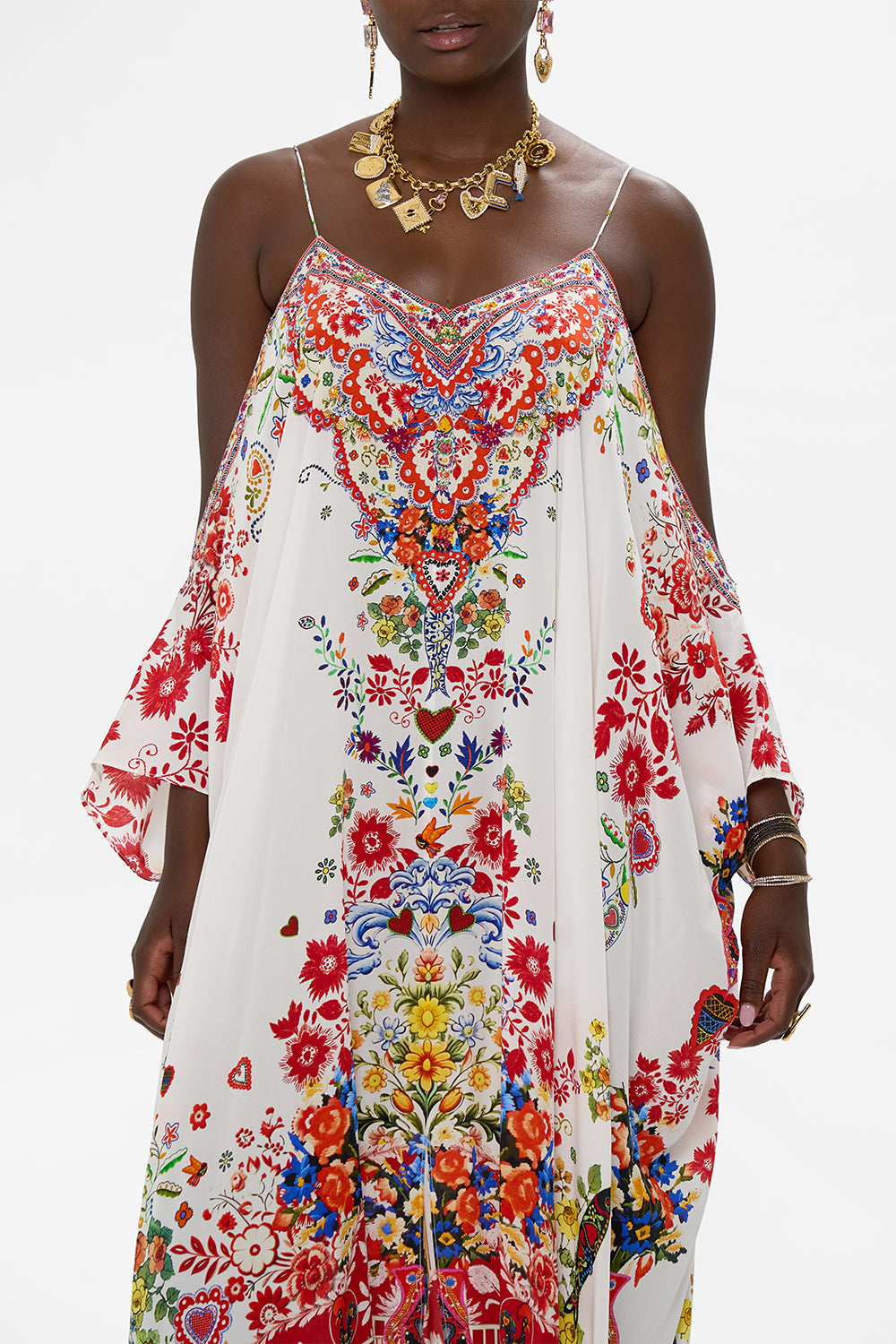 SHOESTRING STRAP KAFTAN FAITH, LUCK & JUSTICE