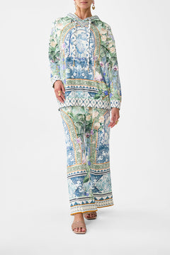 SILK BAND OVERSIZED HOODIE WITH POCKETS JARDIM PARTY