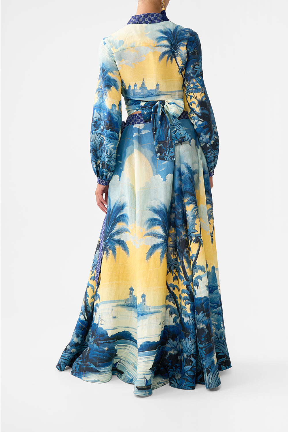 CROPPED WRAP SHIRT SONG OF SAINT ANTHONY