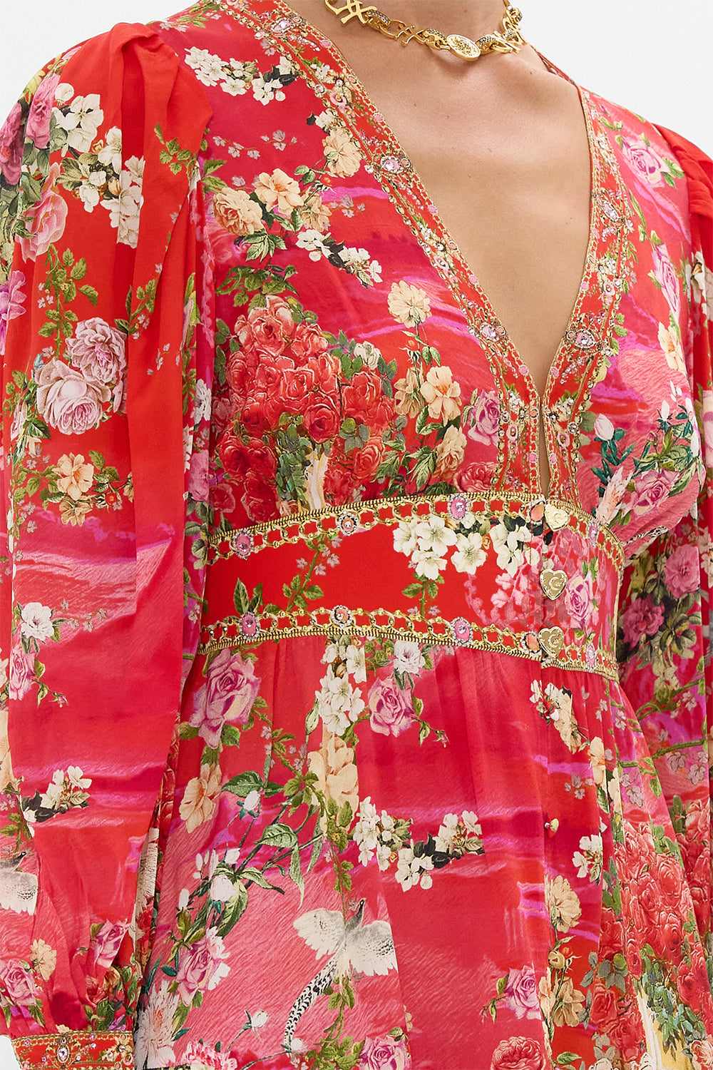 BUTTON FRONT FRILL DRESS SWEET HOME ALEXANDRIA