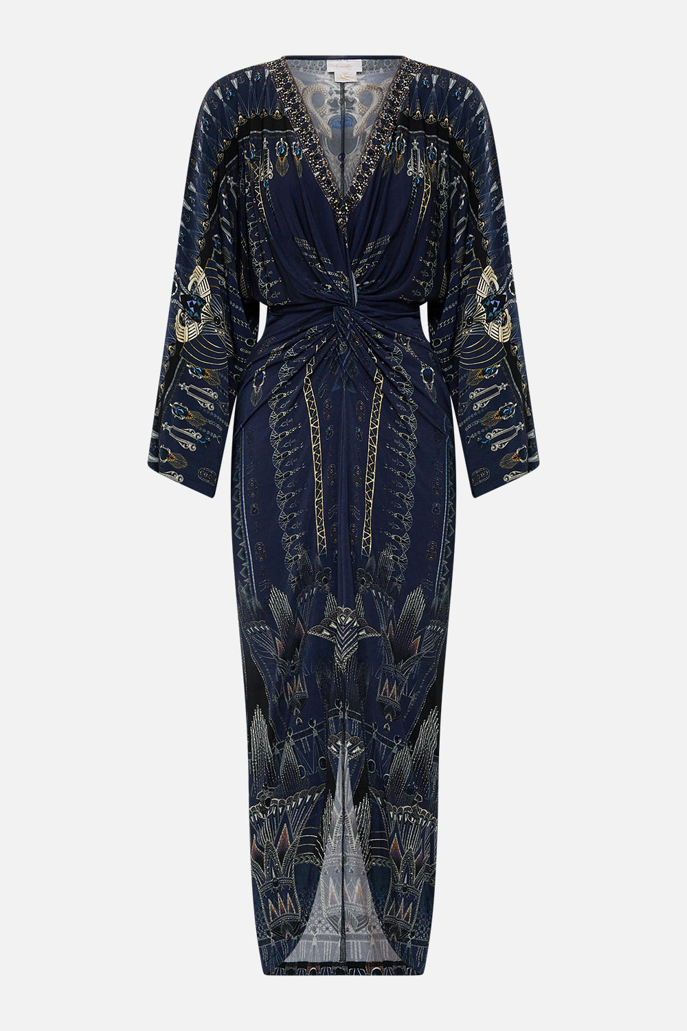 The Egypt Effect Long Split Front Twist Dress | CAMILLA US – CAMILLA