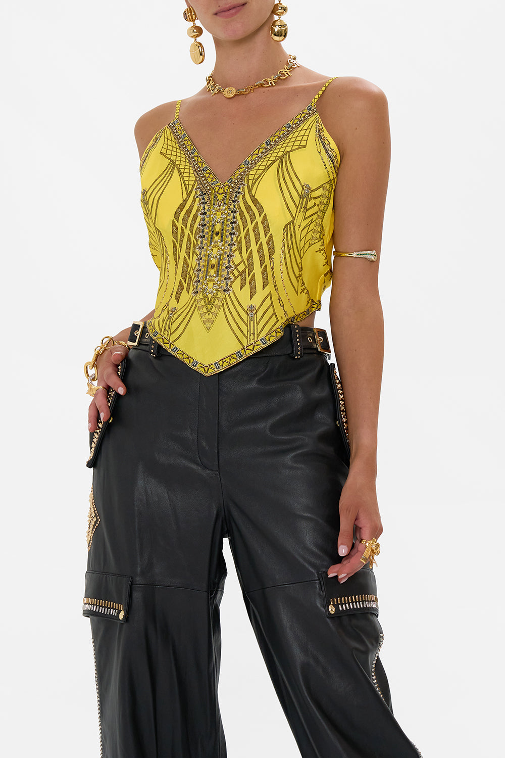 The Shrine Of Sunshine Tie Back Cami | CAMILLA US – CAMILLA