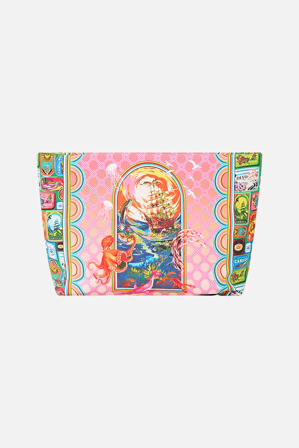LARGE MAKEUP CLUTCH SALTY SPLENDOUR