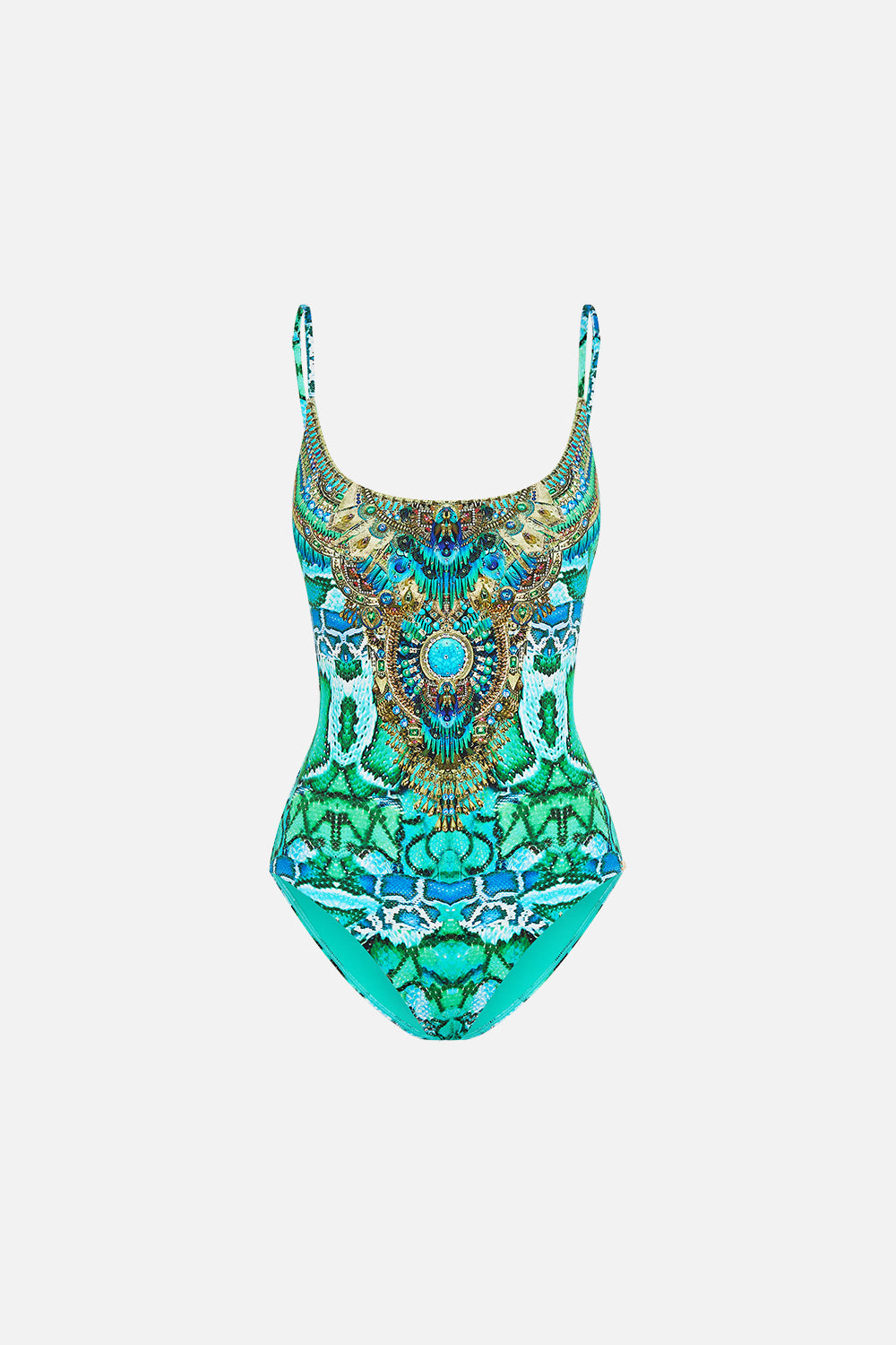 SCOOP NECK ONE PIECE LAND OF WONDER