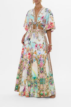 TIE FRONT PUFF SLEEVE TOP MUNCHKINLAND