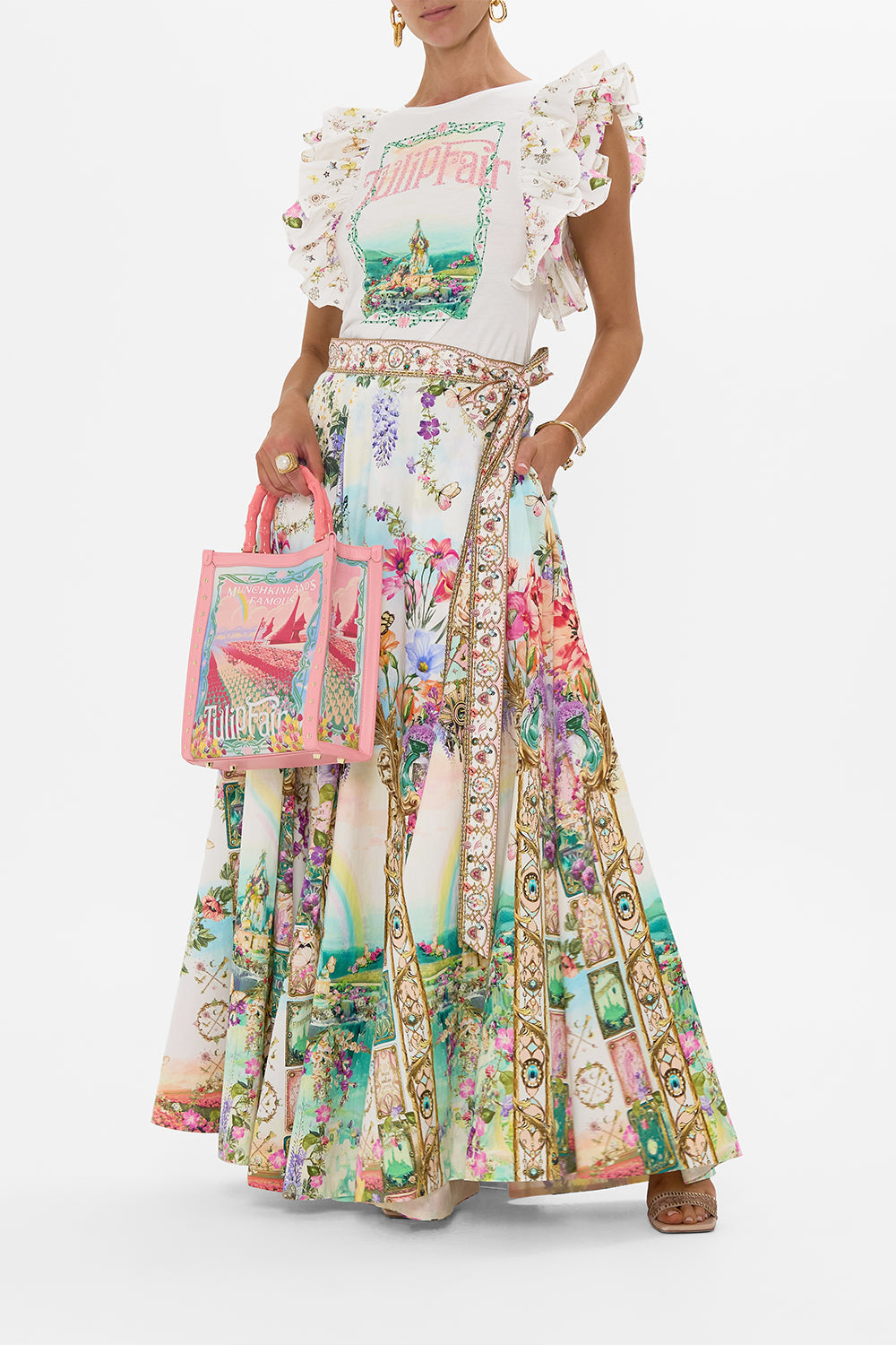 DOUBLE FRILL SLEEVE TEE MUNCHKINLAND