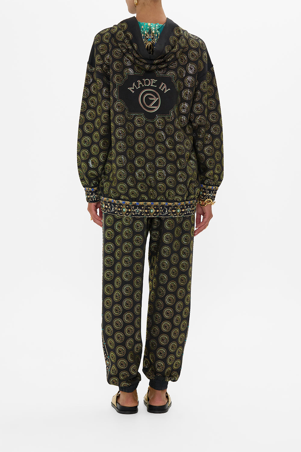SILK BAND OVERSIZED HOODIE WITH POCKETS DEFY GRAVITY
