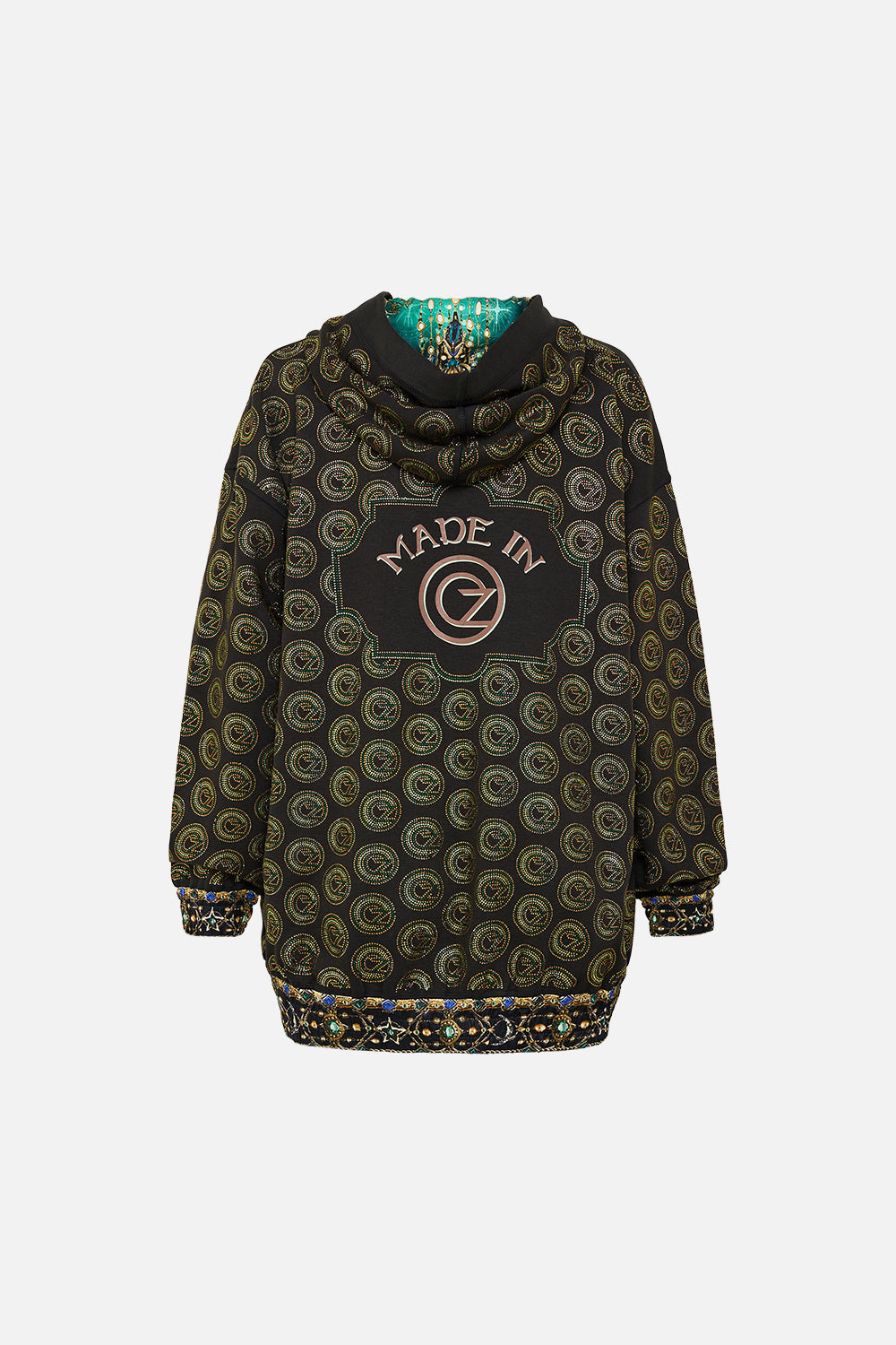 SILK BAND OVERSIZED HOODIE WITH POCKETS DEFY GRAVITY