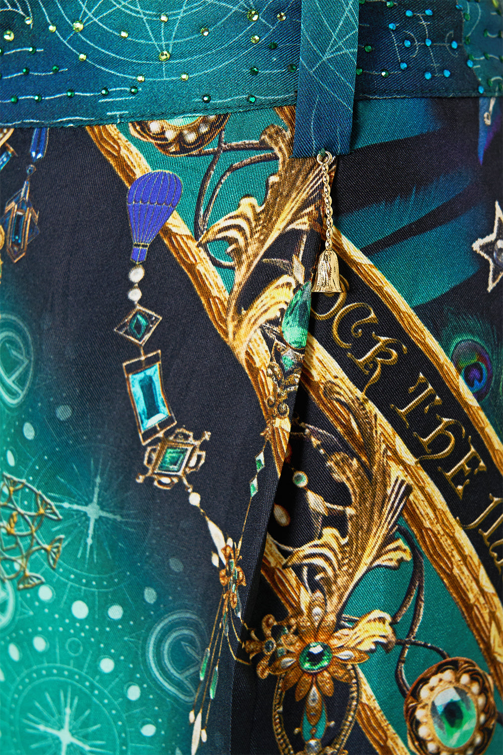 WIDE LEG WAISTED PANT DEFY GRAVITY