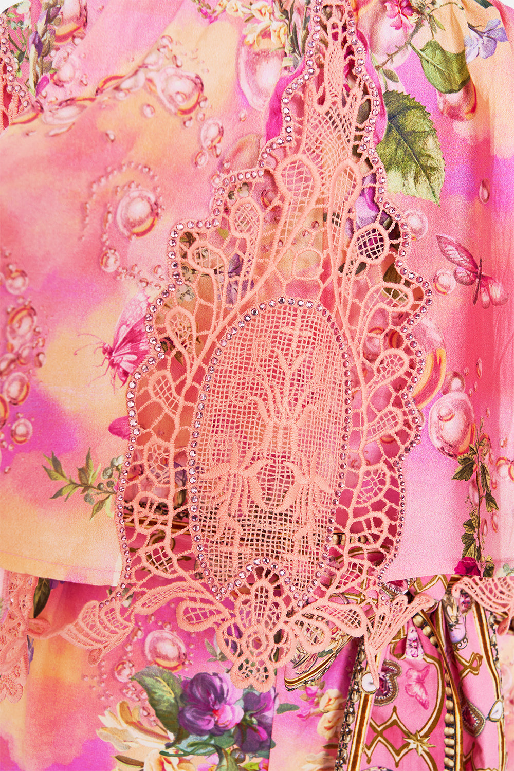 STRAPLESS JUMPSUIT WITH FRILL TOTALLY OZMOPOLITAN