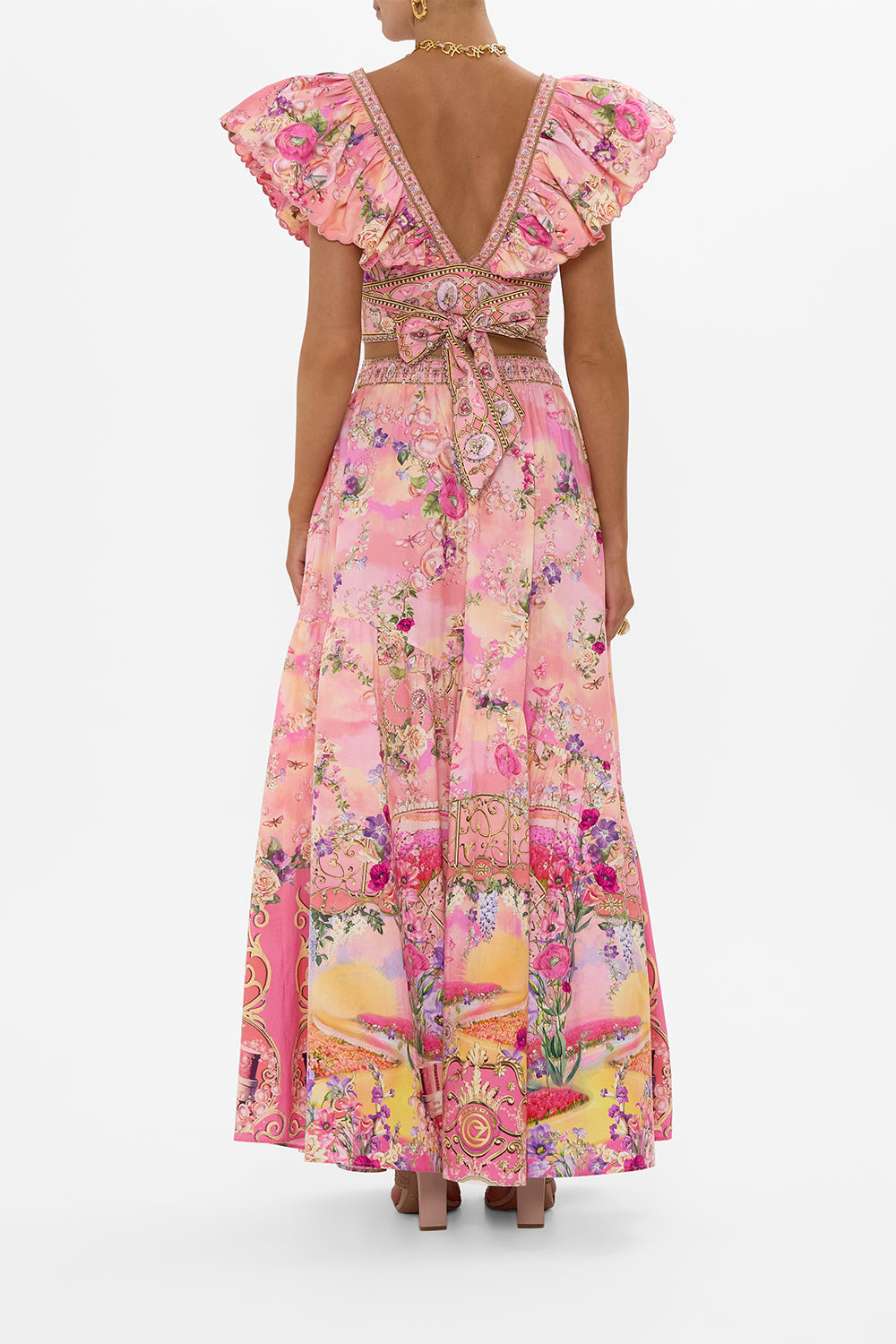 The Totally Ozmopolitan Ruffle Wrap Top | CAMILLA US – CAMILLA