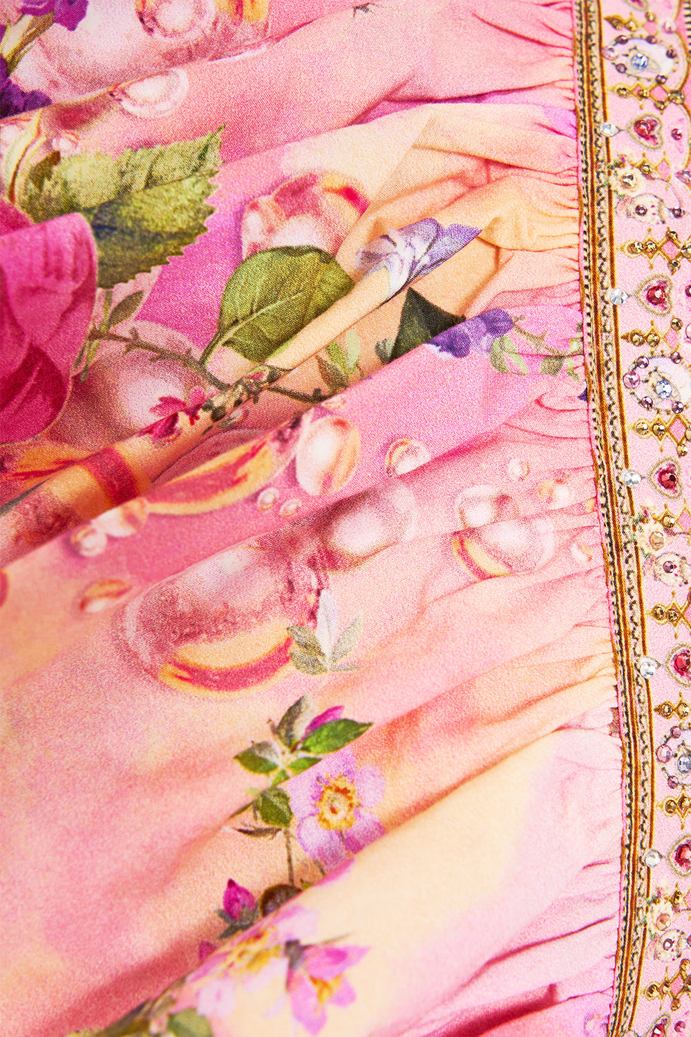 RUFFLE WRAP TOP TOTALLY OZMOPOLITAN