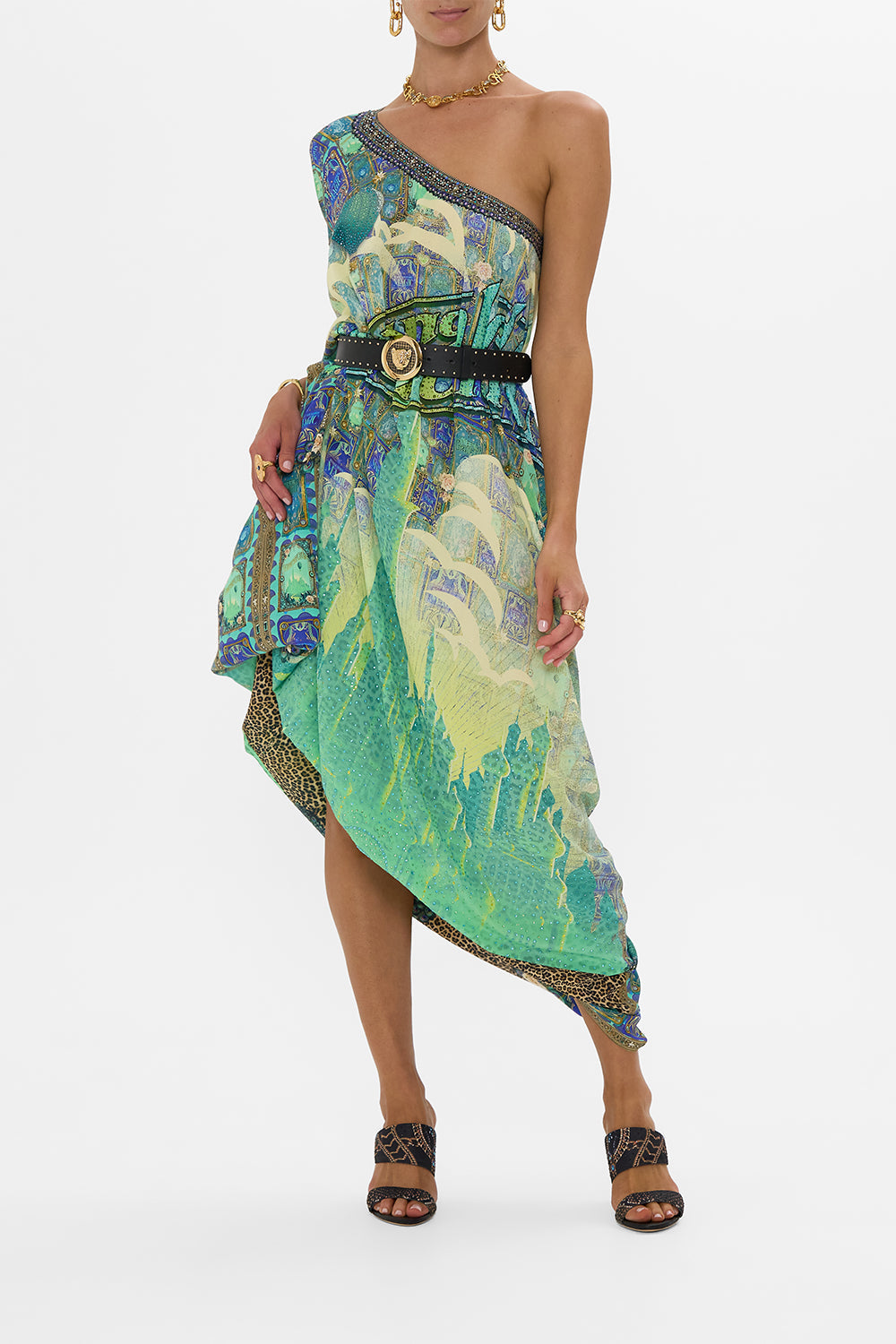 The Defy Gravity Round Neck Kaftan | CAMILLA US – CAMILLA