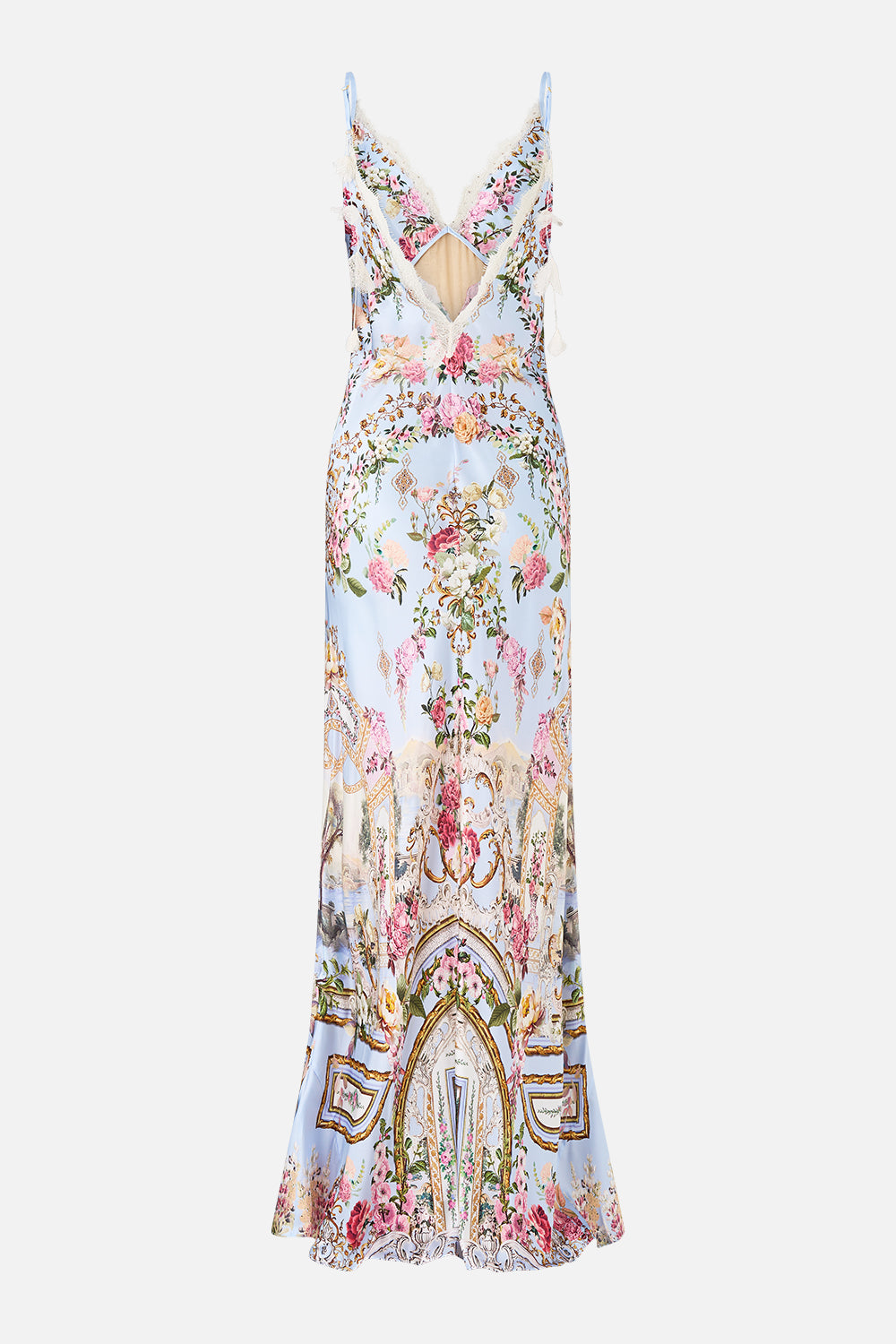 Tiled In Time V Spliced Lace Slip Dress | CAMILLA US – CAMILLA