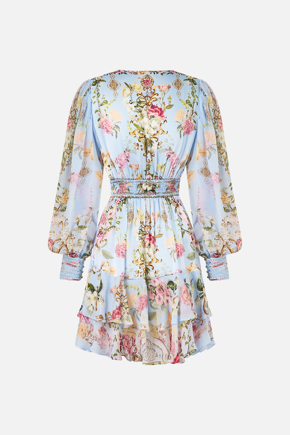 VESTIDO CON VOLANTES ABOTONADO TILED IN TIME