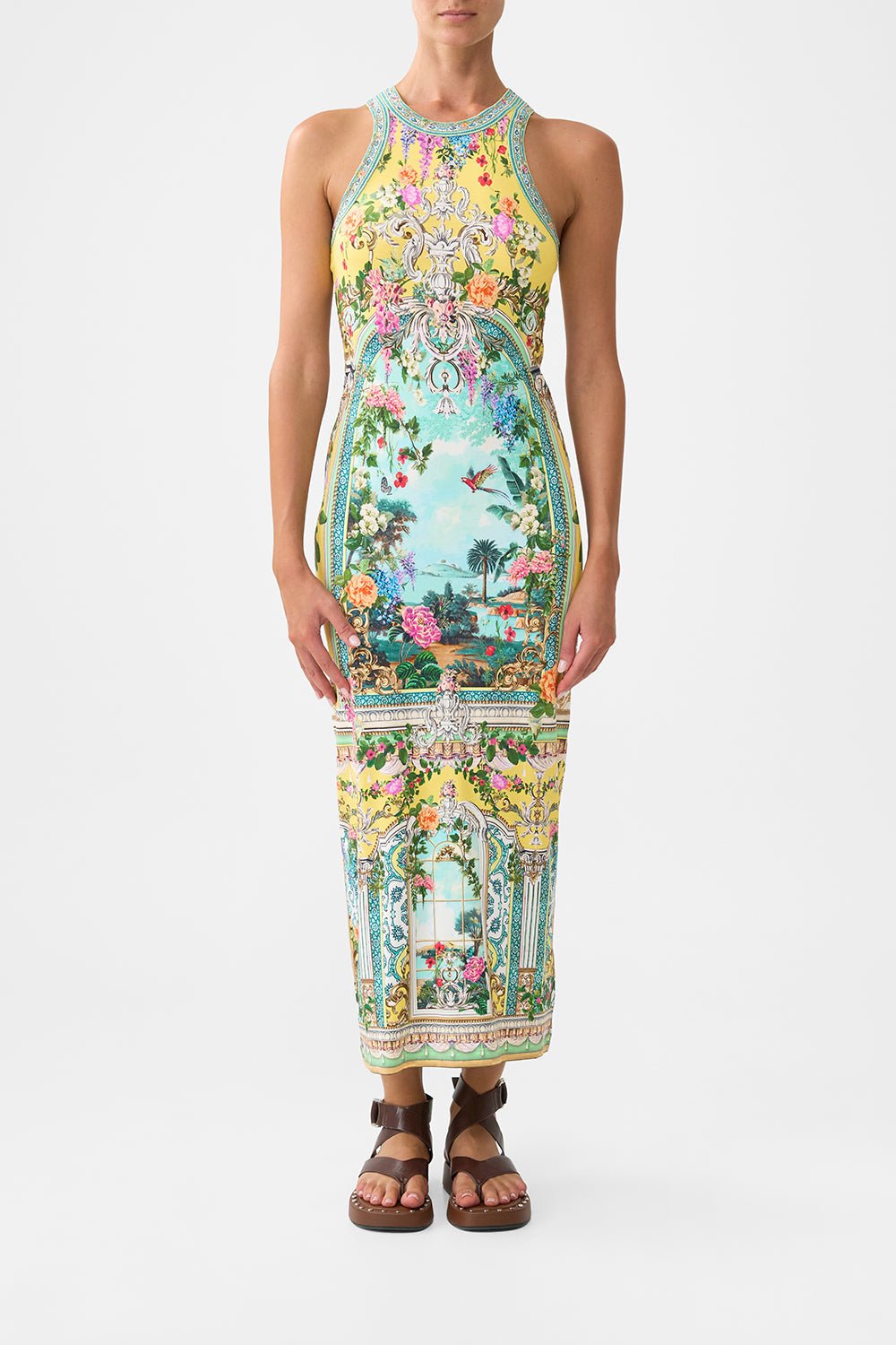 The CAMILLA jersey tank dress from our print tales of Topkapi palace