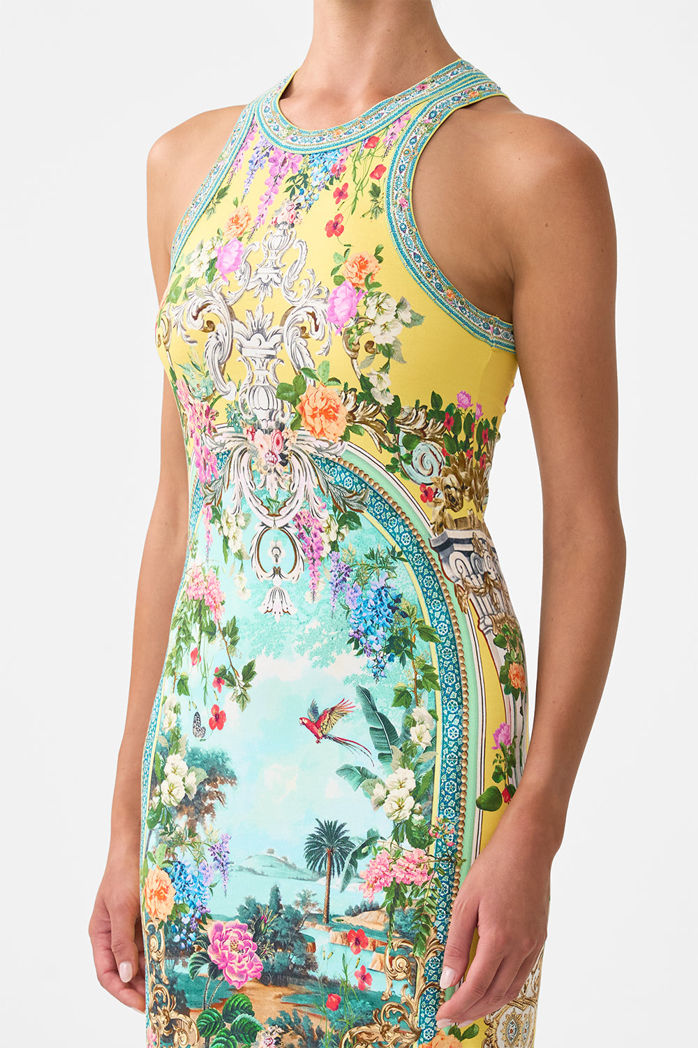 The CAMILLA jersey tank dress from our print tales of Topkapi palace