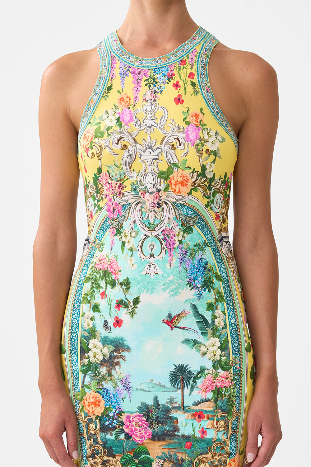 The CAMILLA jersey tank dress from our print tales of Topkapi palace