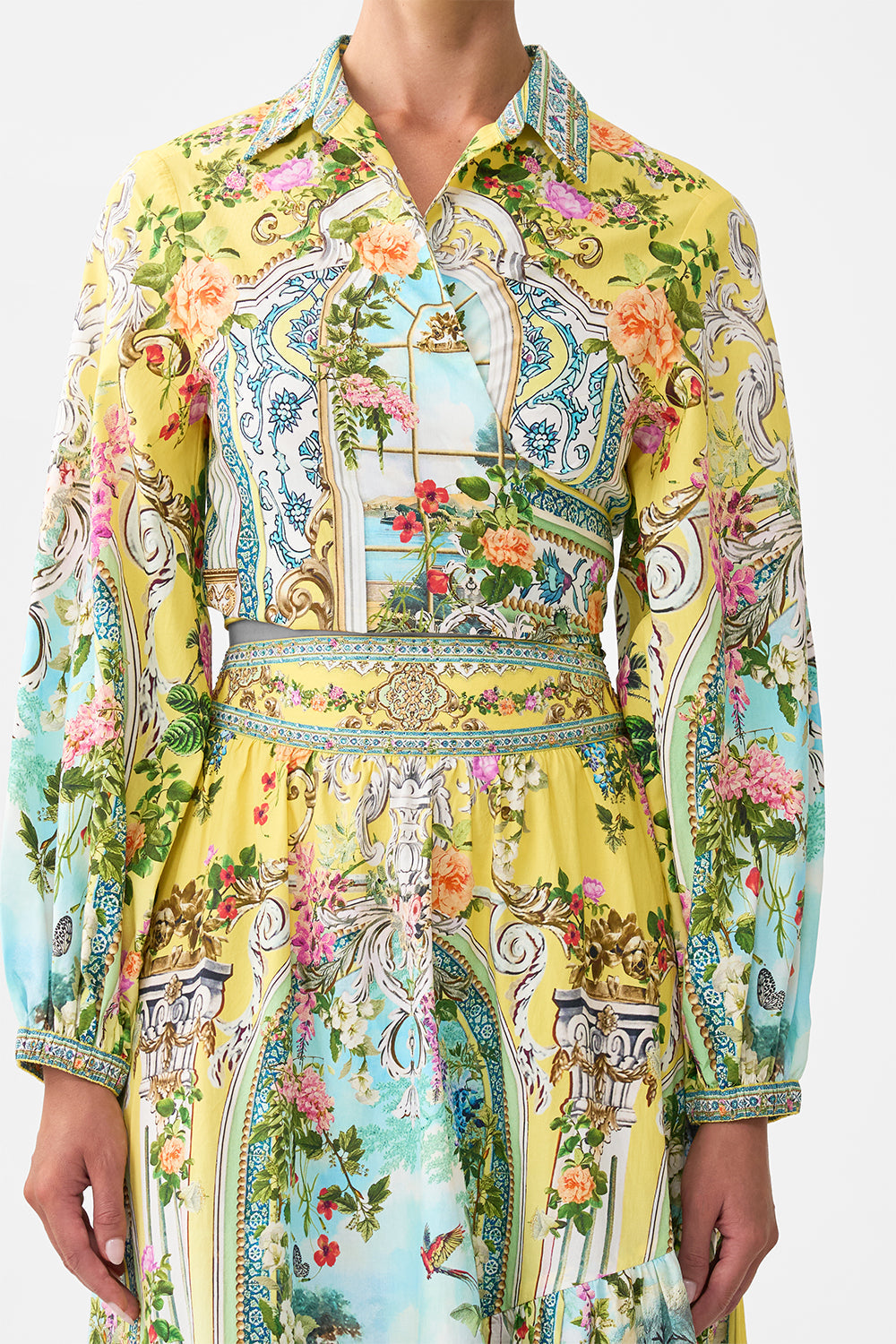CAMISA CORTA CRUZADA RELATOS DEL PALACIO DE TOPKAPI