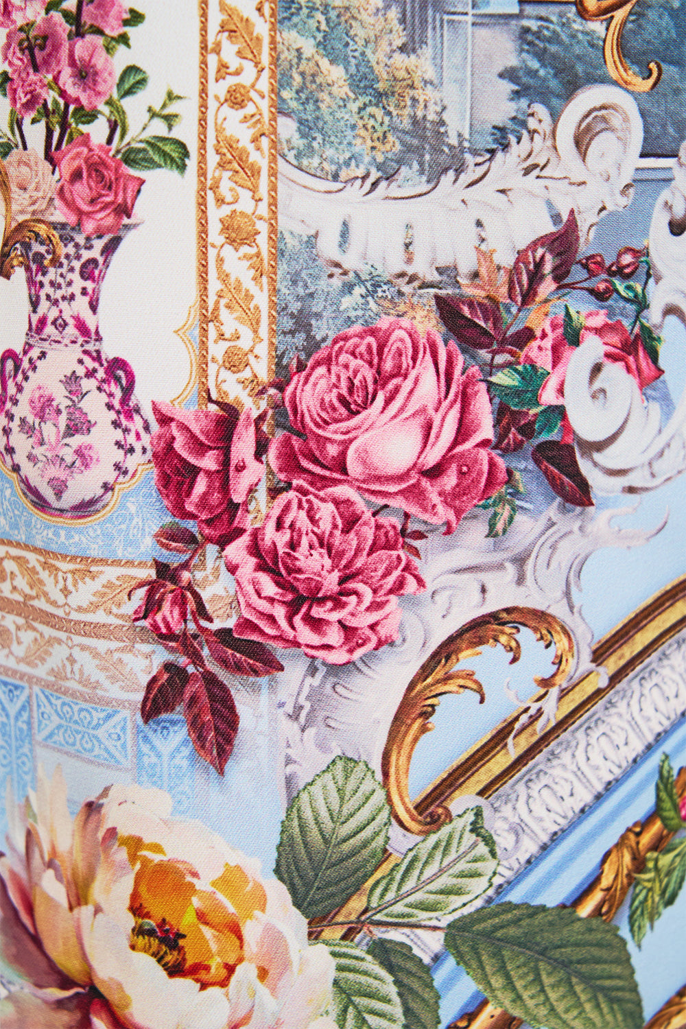 BERMUDA DE LARGO MEDIO CON CINTURA ELÁSTICA ESTAMPADA TIME