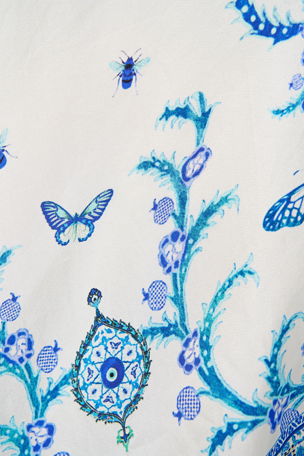 BUTTON THROUGH SCARF BLOUSE ISNIK LULLABY