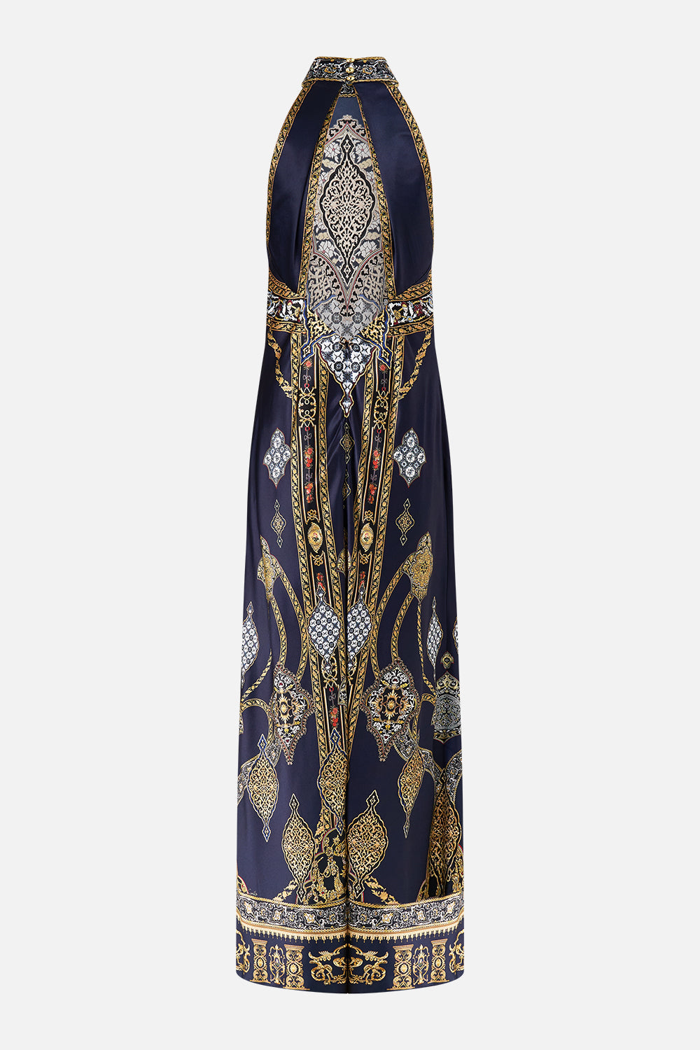 HIGH NECK BIAS DRESS THE IMPERIAL GATE
