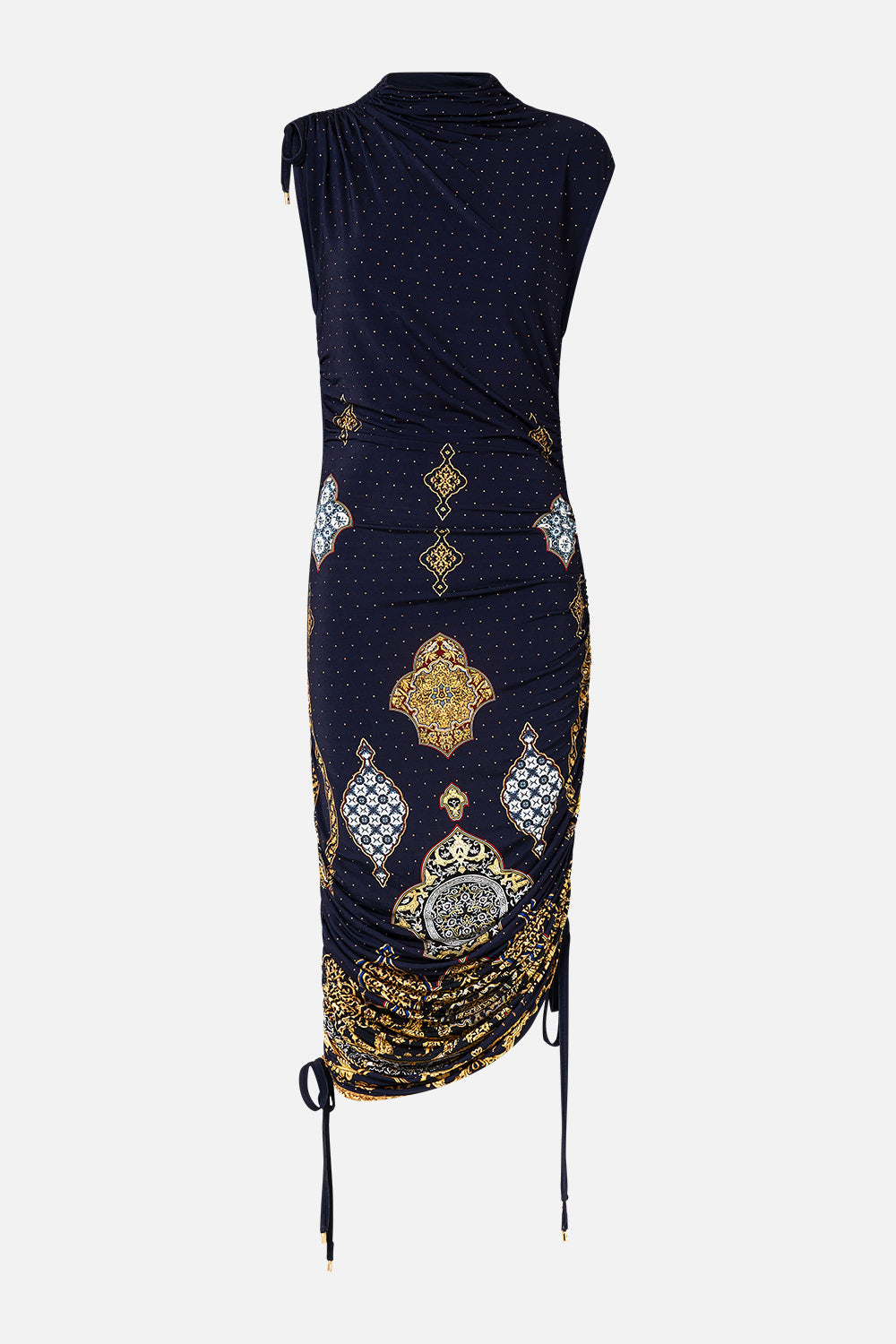 ASYMMETRIC RUCHED JERSEY DRESS THE IMPERIAL GATE