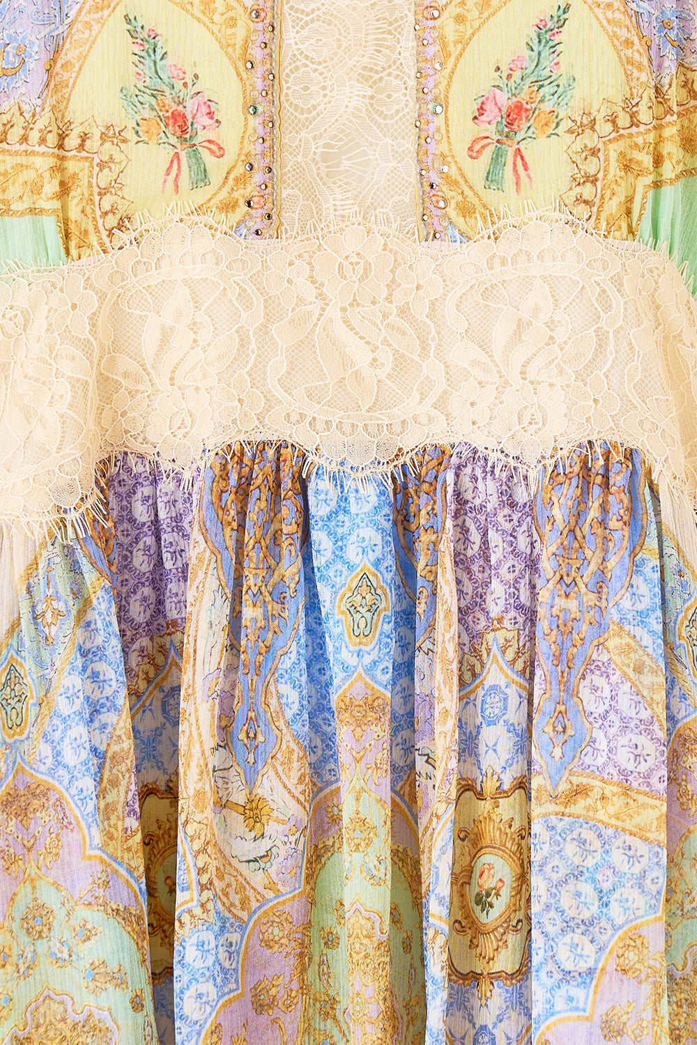 VESTIDO CORTO RELAXED CON CINTURA CAÍDA EAST OF ISTANBUL