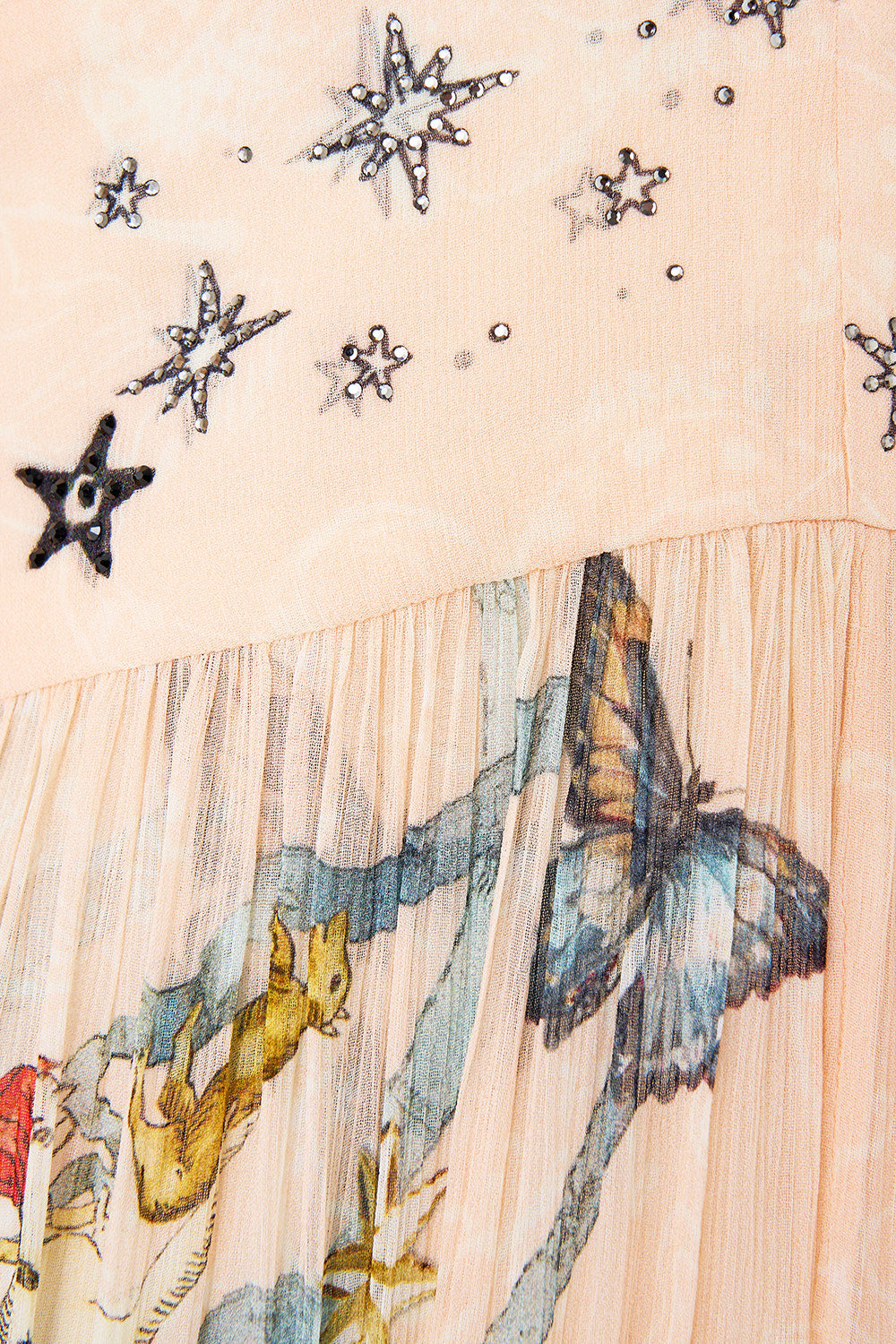VESTIDO DE MANGA LARGA CON DETALLE DE HERRAJES HOUSE OF HOROSCOPES
