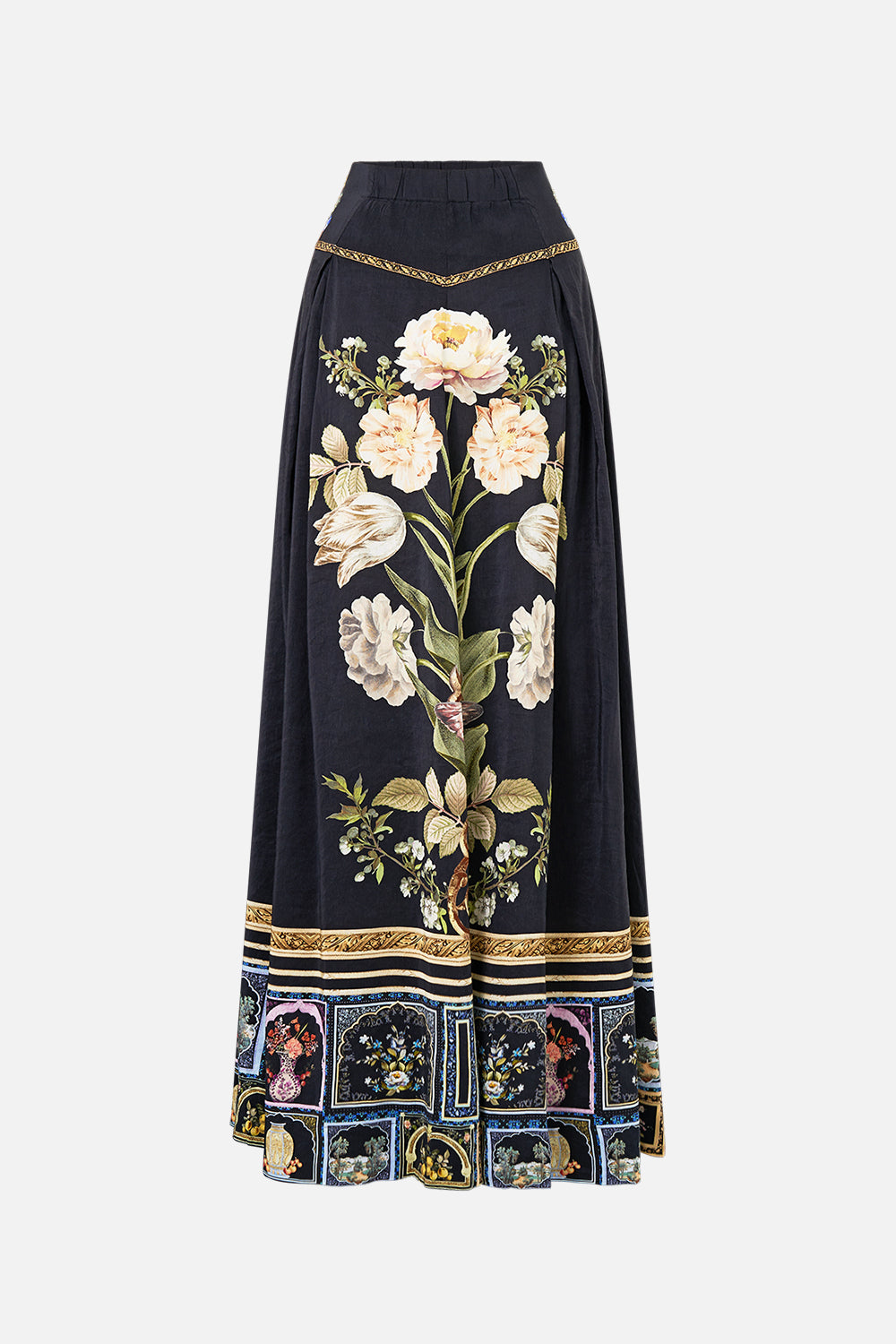 Ottoman Elegance Corset Waist Maxi Skirt | CAMILLA US – CAMILLA