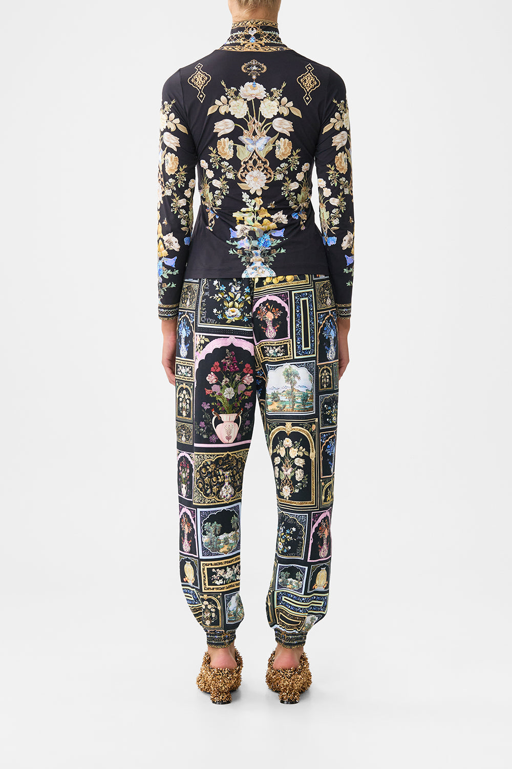 The CAMILLA jersey turtleneck from our print Ottoman elegance