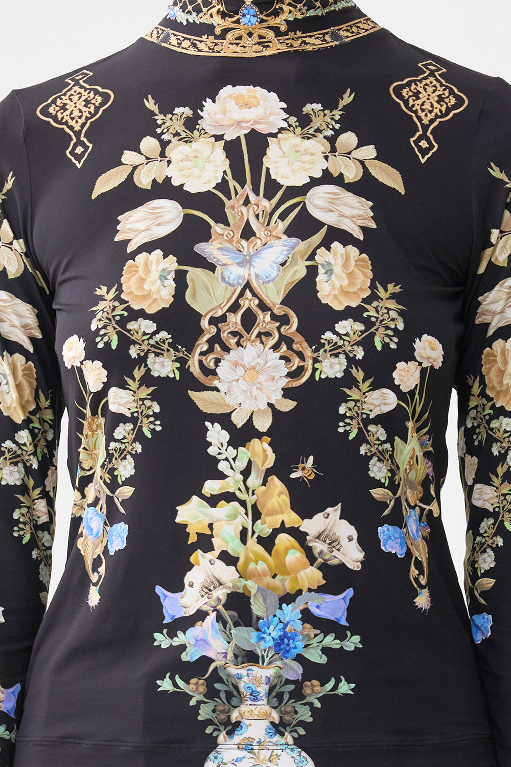 The CAMILLA jersey turtleneck from our print Ottoman elegance