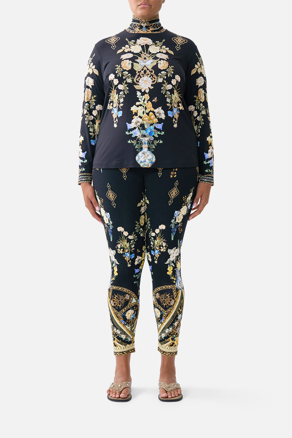 JERSEY TURTLENECK OTTOMAN ELEGANCE