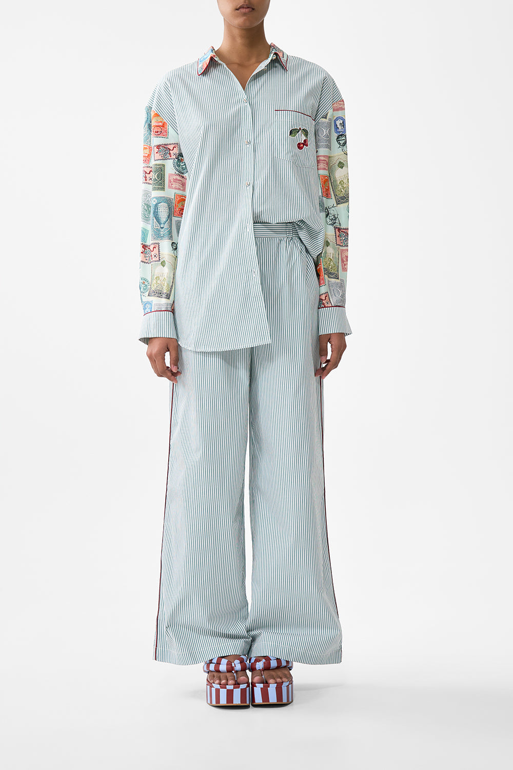 PANTALÓN DE ESTAR POR CASA CON BOTONES DELANTEROS CON AMOR DESDE TURQUÍA