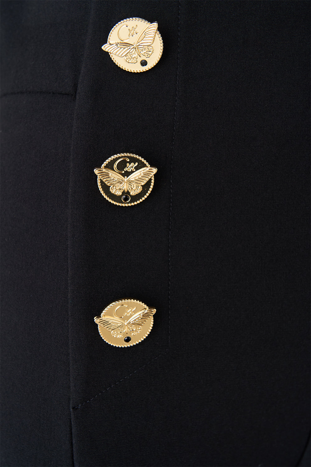 The CAMILLA button embellished ponte pant from our print Ottoman elegance