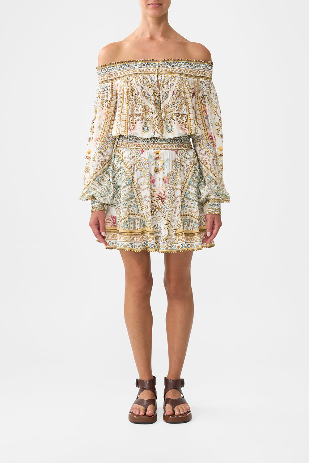 OFF SHOULDER SHORT DRESS OTTOMAN DYNASTY