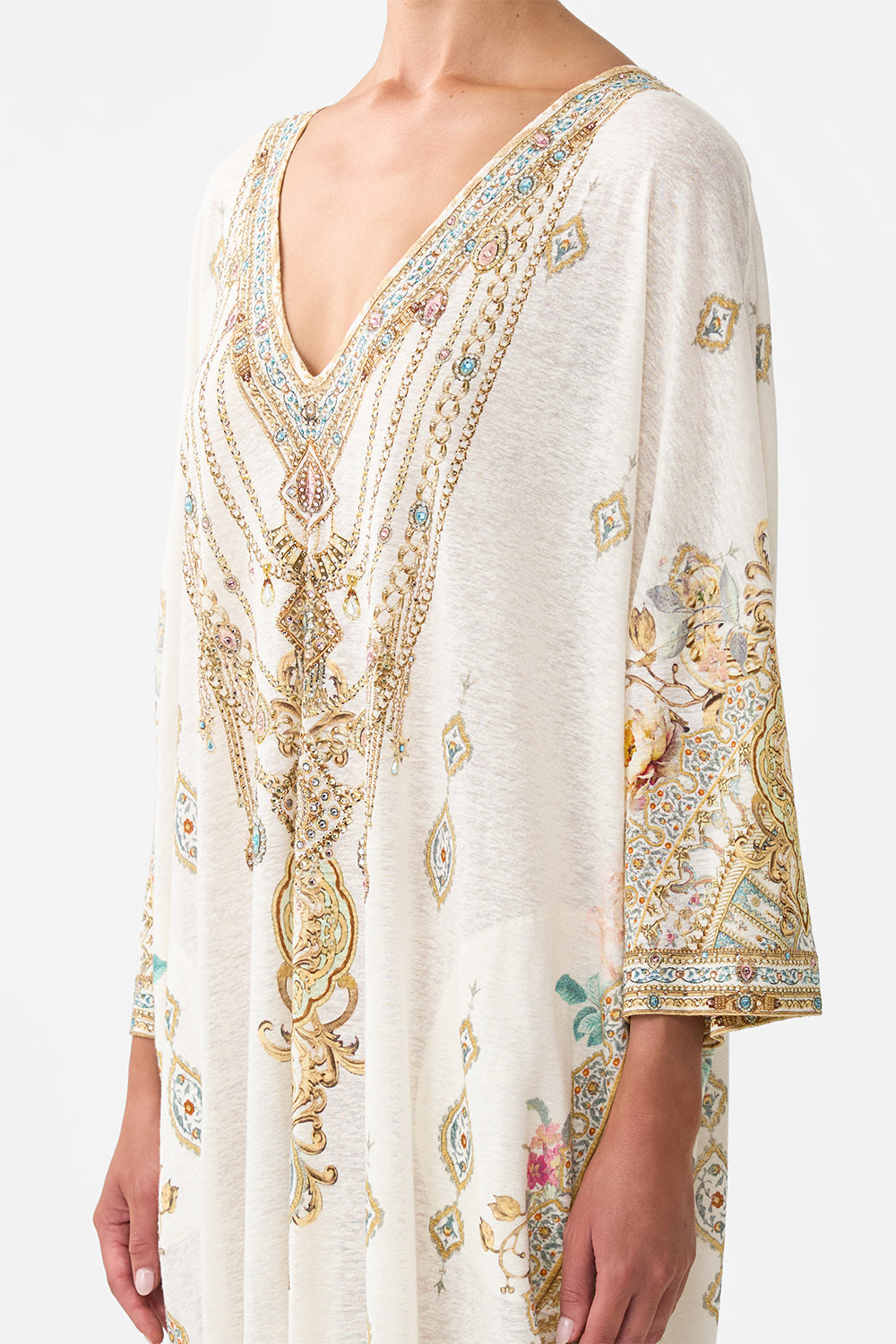 V NECK BATWING KAFTAN OTTOMAN DYNASTY