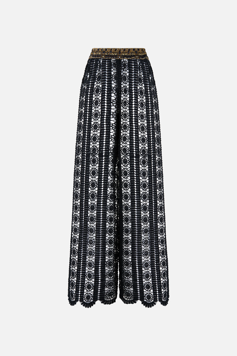 The CAMILLA lace pant from our print song of the solstice, back product view