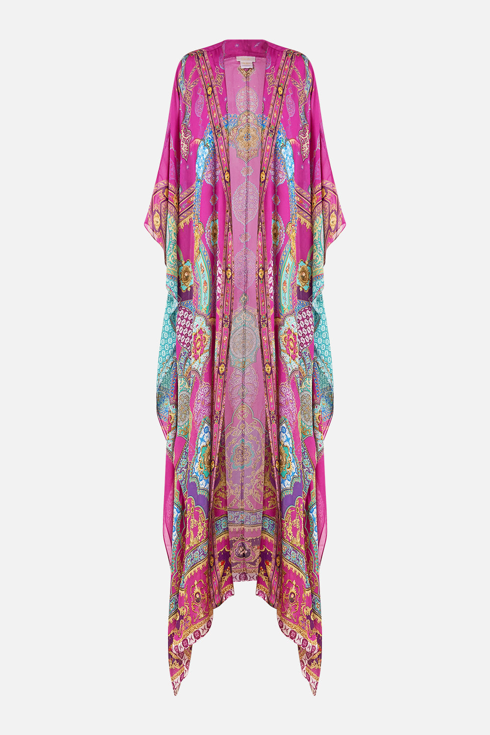 The CAMILLA oversized robe from our print concubines, sultans & courtiers, front product view