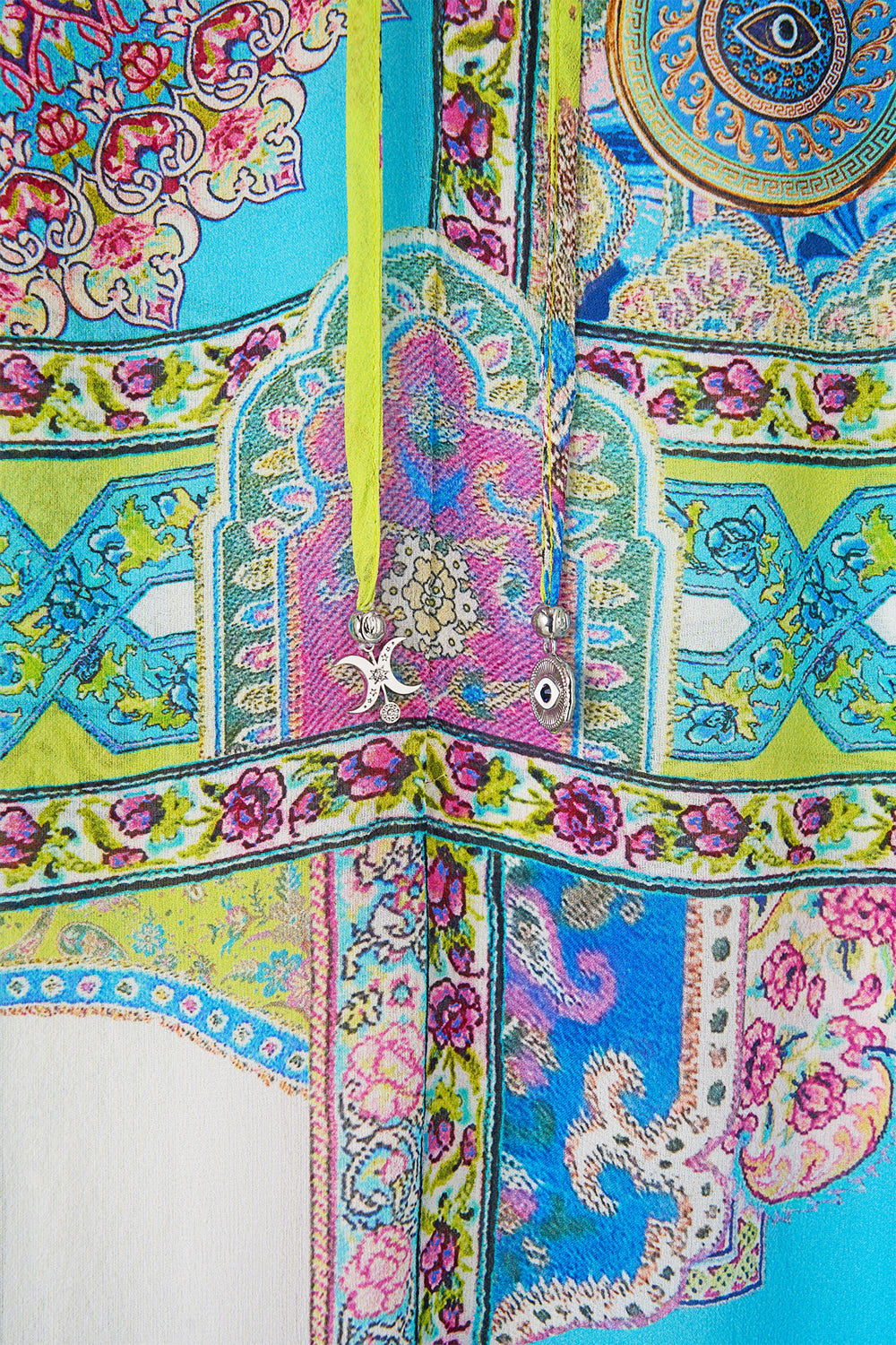 LONG DRESS WITH HANDKERCHIEF SLEEVE MAGIC CARPET RIDE