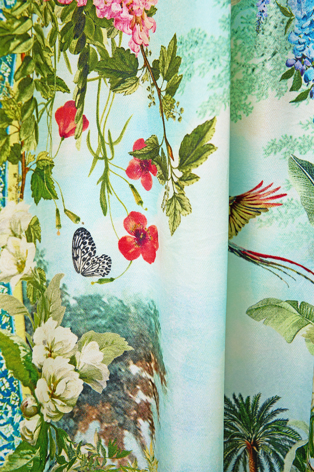 LONG OFF SHOULDER FRILL DRESS WITH STRAPS TALES OF TOPKAPI PALACE