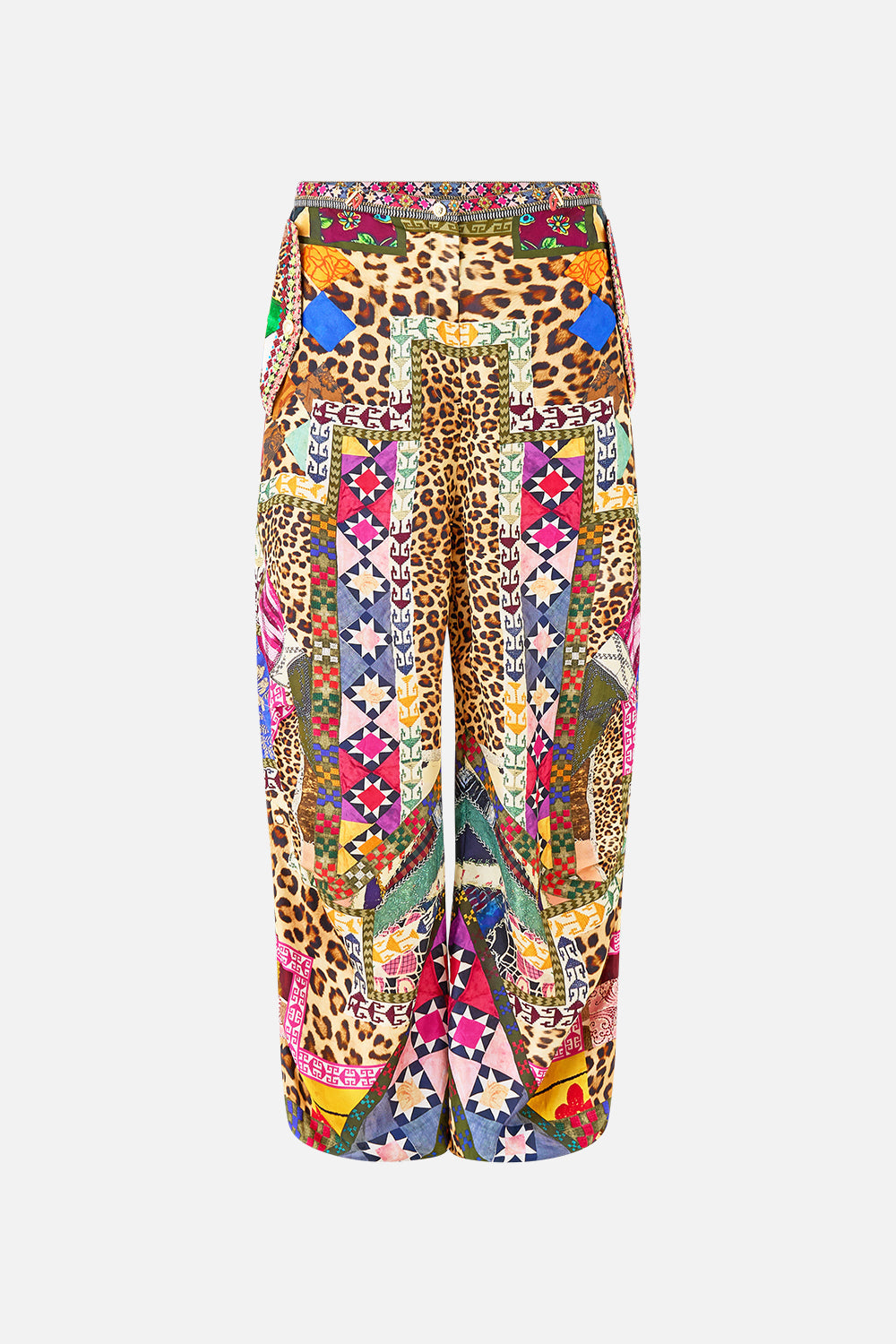 The CAMILLA PARACHUTE PANT EMBROIDERED EVER AFTER in our  print.