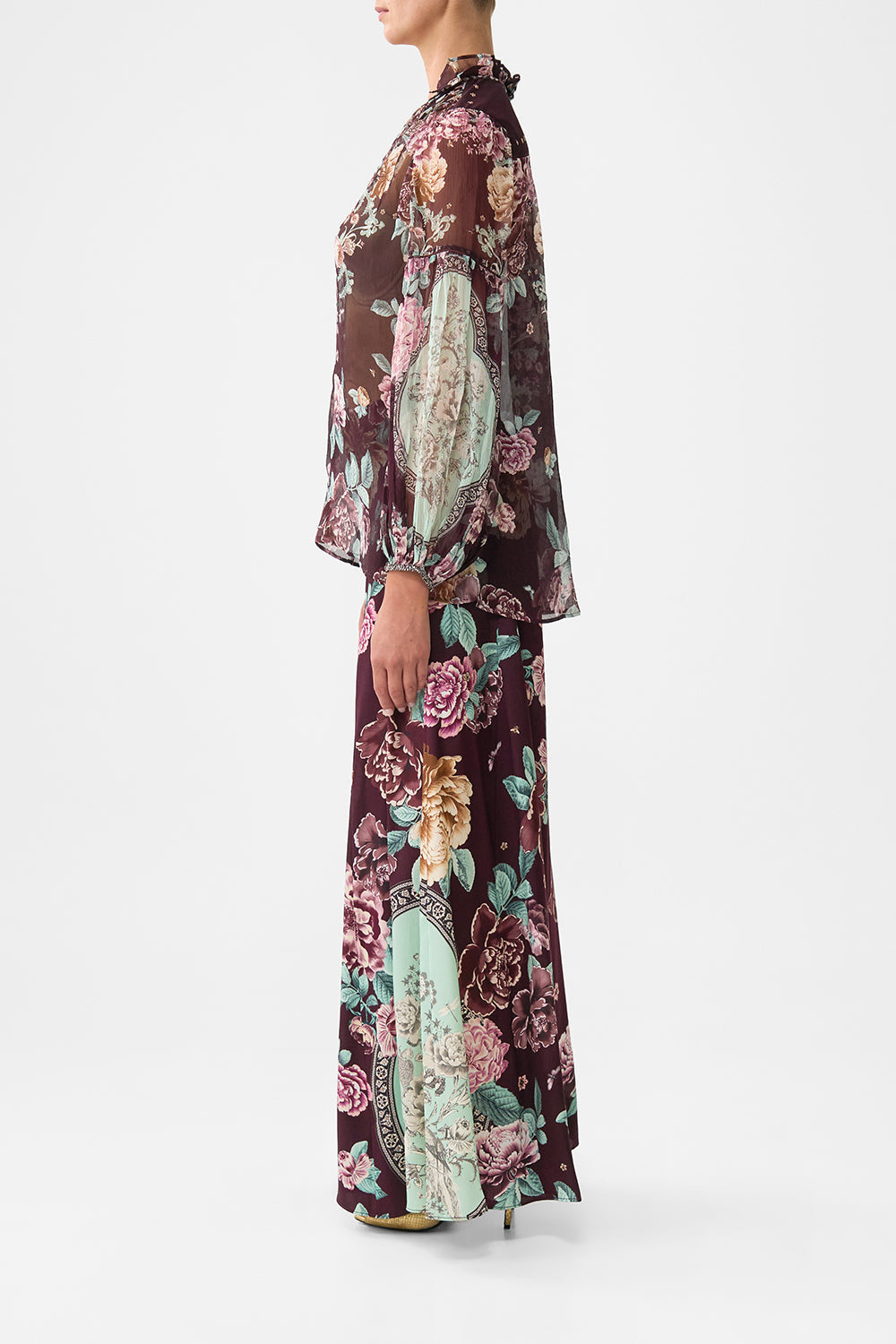 FRILL COLLARED BLOUSE IF THESE TILES COULD TALK