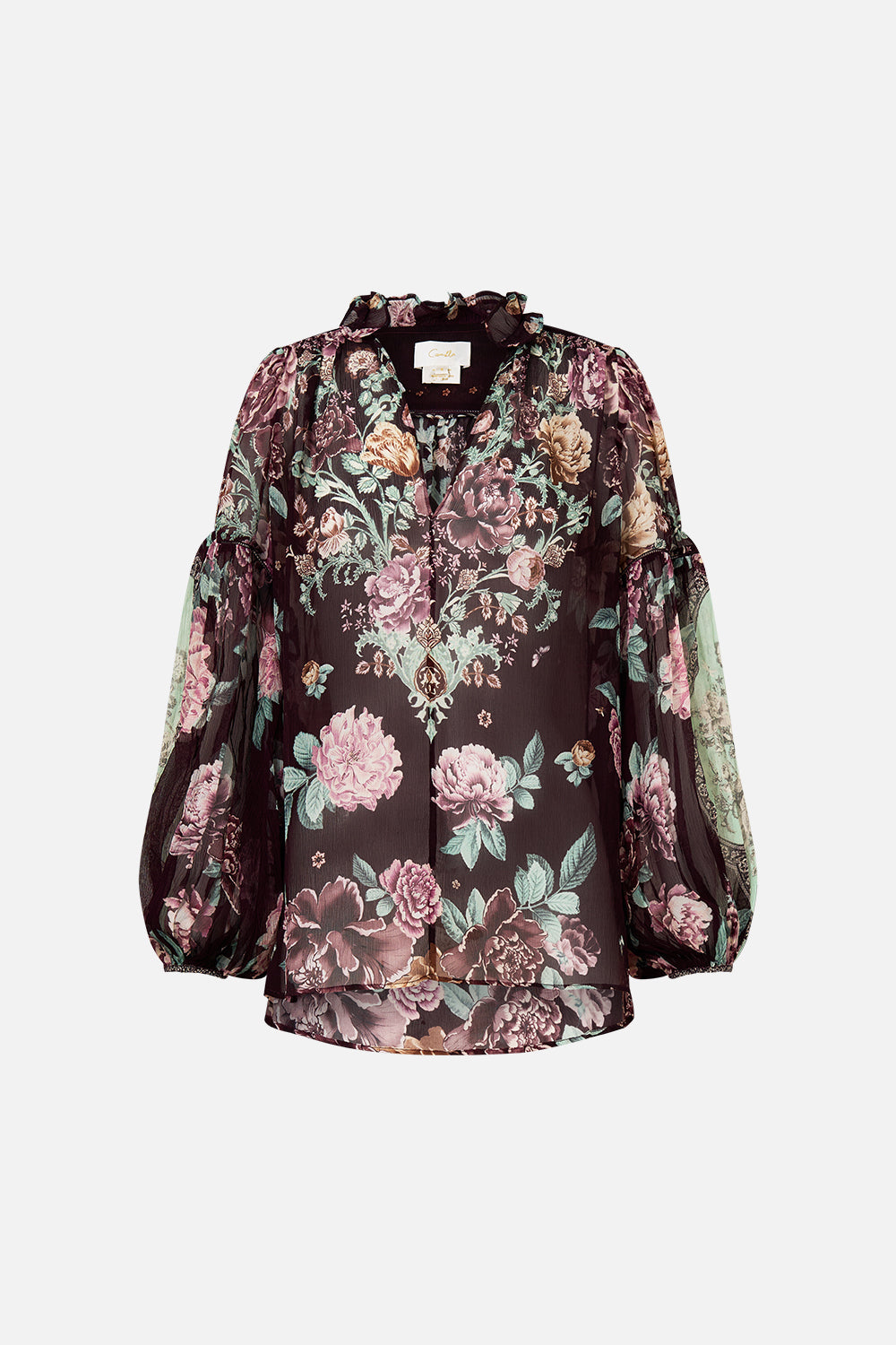 FRILL COLLARED BLOUSE IF THESE TILES COULD TALK