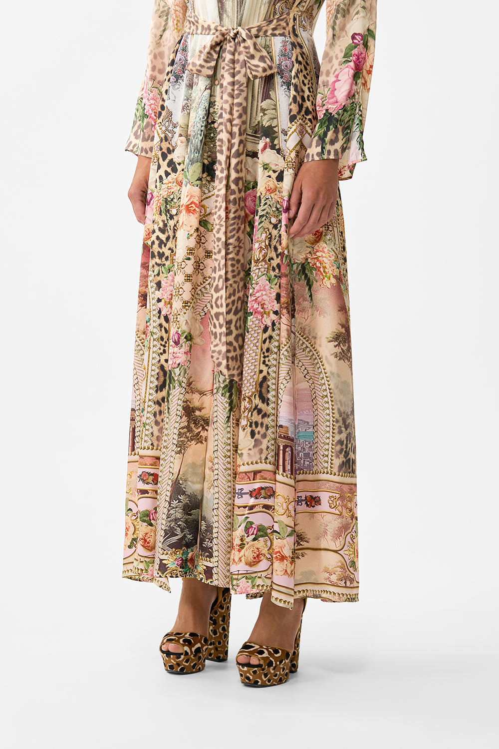 GABARDINA ESTAMPADA ACUARELA MARAVILLOSA