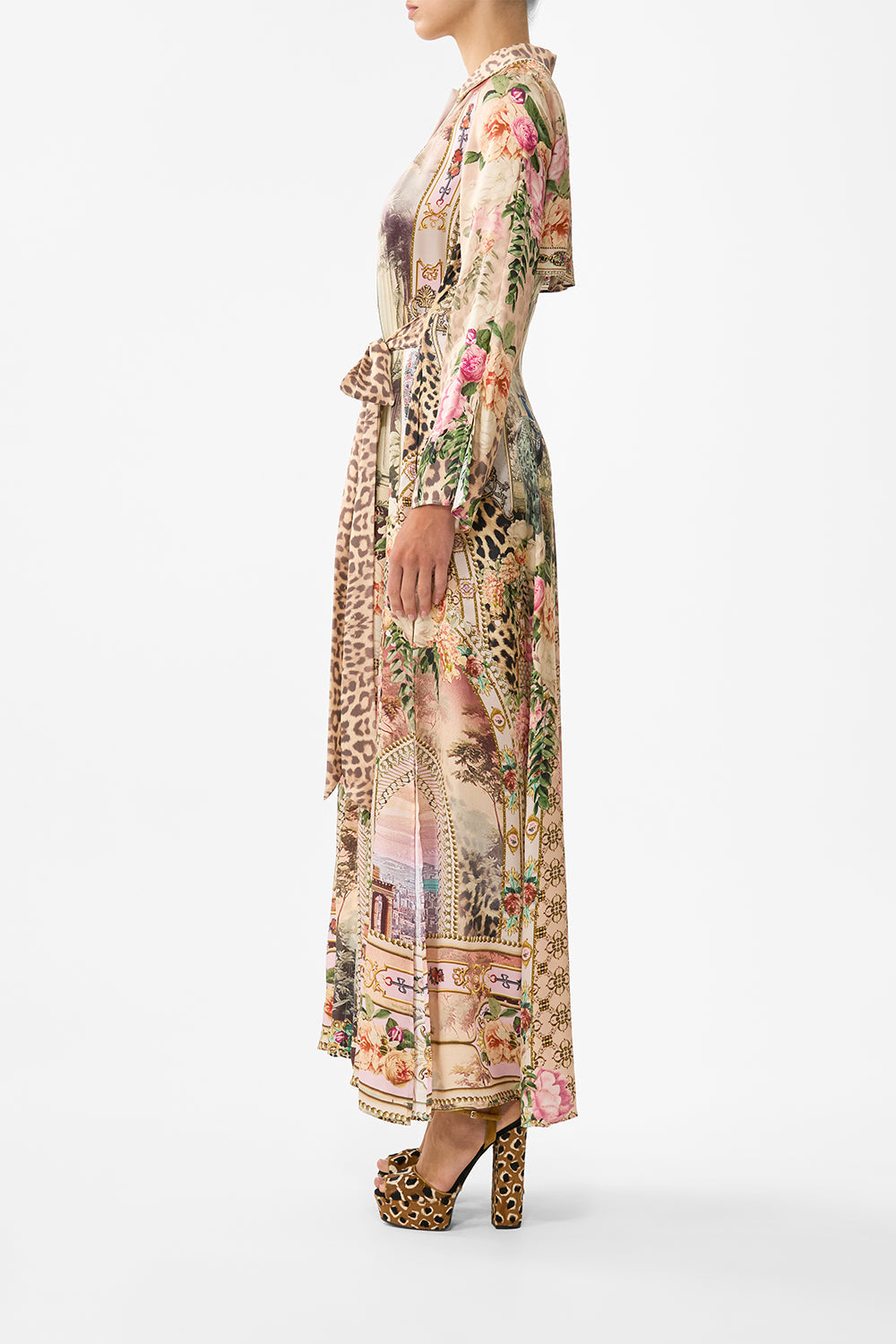 GABARDINA ESTAMPADA ACUARELA MARAVILLOSA