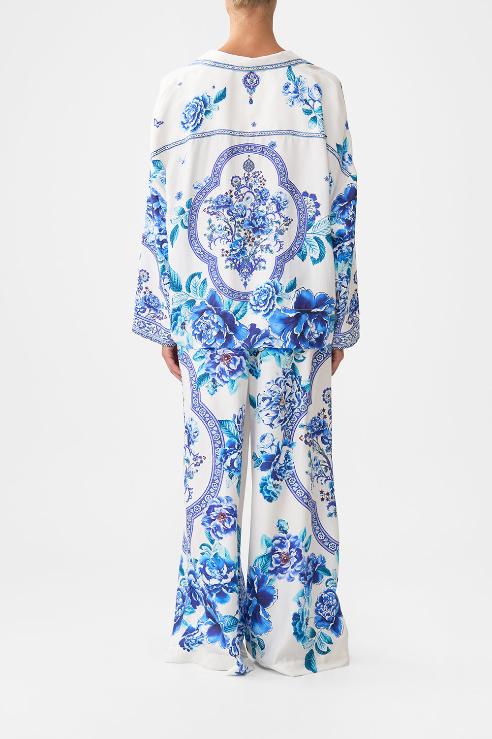 CAMISA RELAXED CORTA A CERAMIC GARDEN