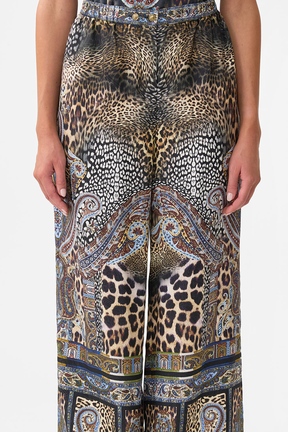 BUTTON FRONT LOUNGE PANT ISTANBUL ANIMALIA