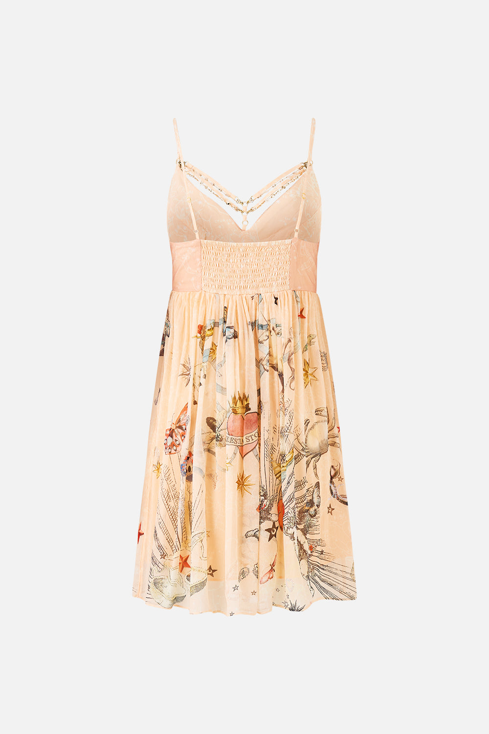 DOUBLE STRAP DETAIL SHORT DRESS HOUSE OF HOROSCOPES