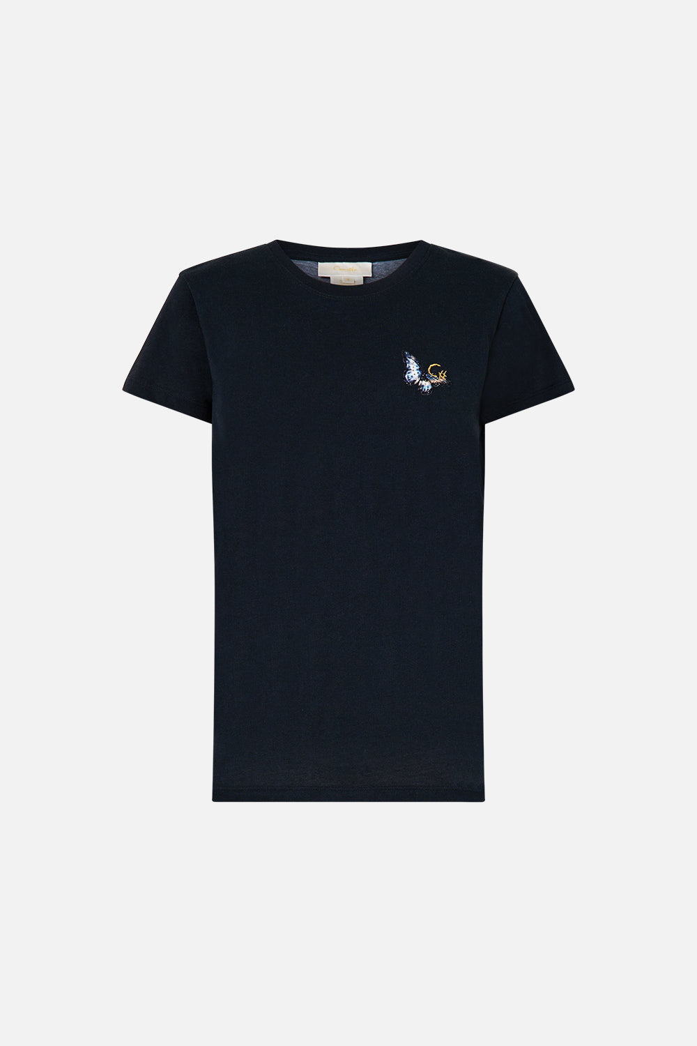 CAMISETA CUELLO REDONDO CORTE AJUSTADO ELEGANCIA OTOMANA